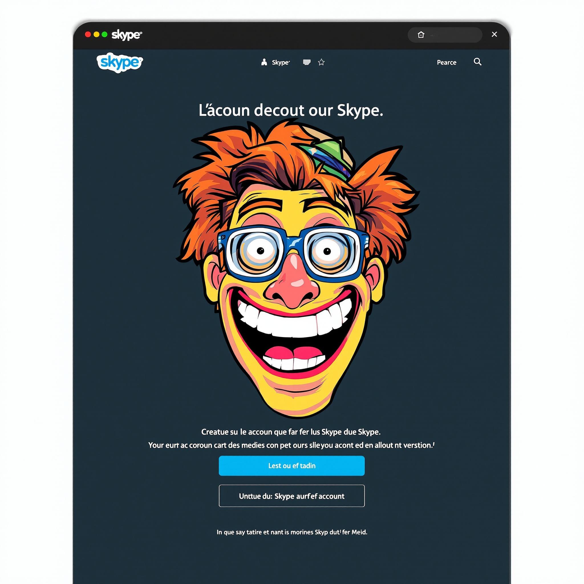 Capture d’écran du programme d’installation de Skype sur Windows