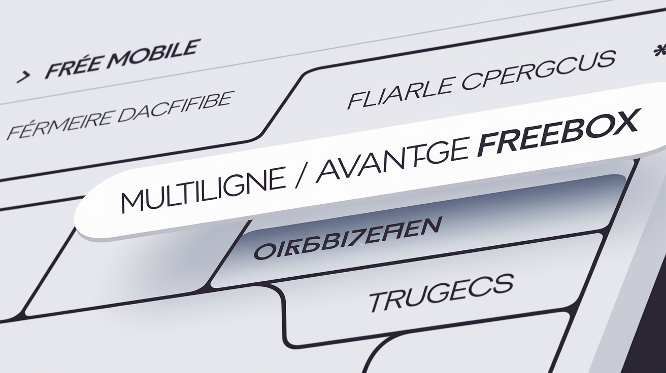 Interface Multiligne / Avantage Freebox dans Espace Abonné