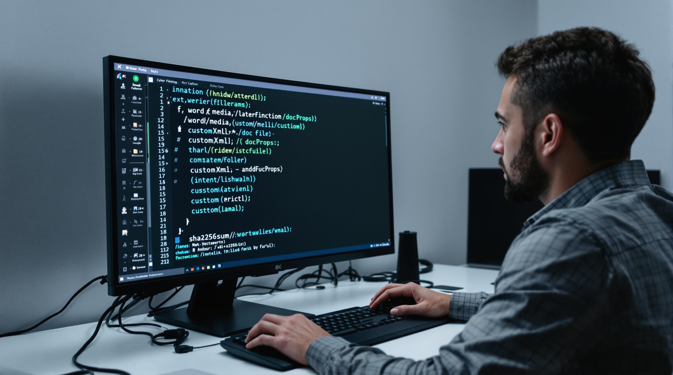 Analyse de sécurité d’un fichier DOCX avec SHA256