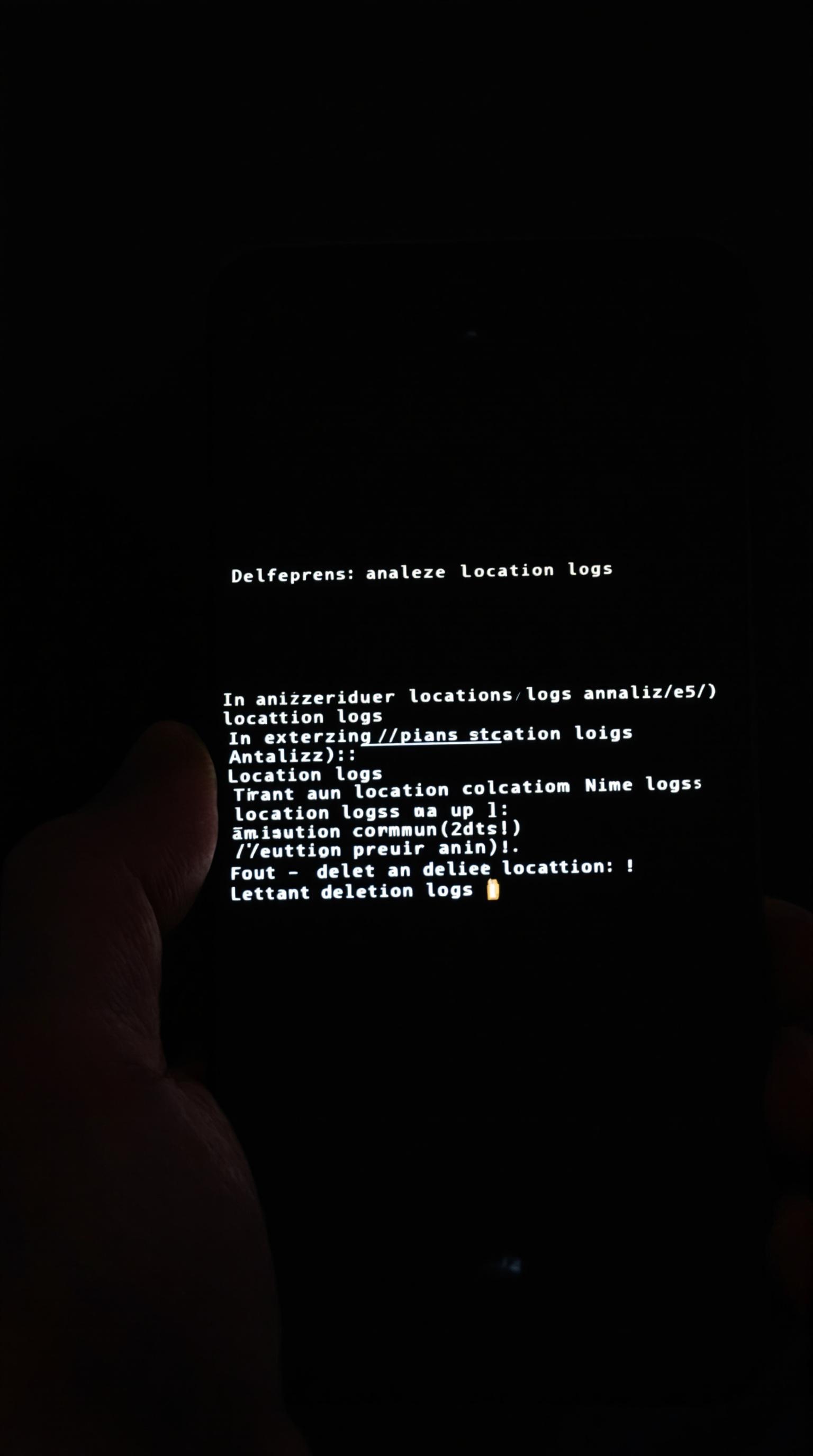 Audit des logs de géolocalisation via un terminal mobile