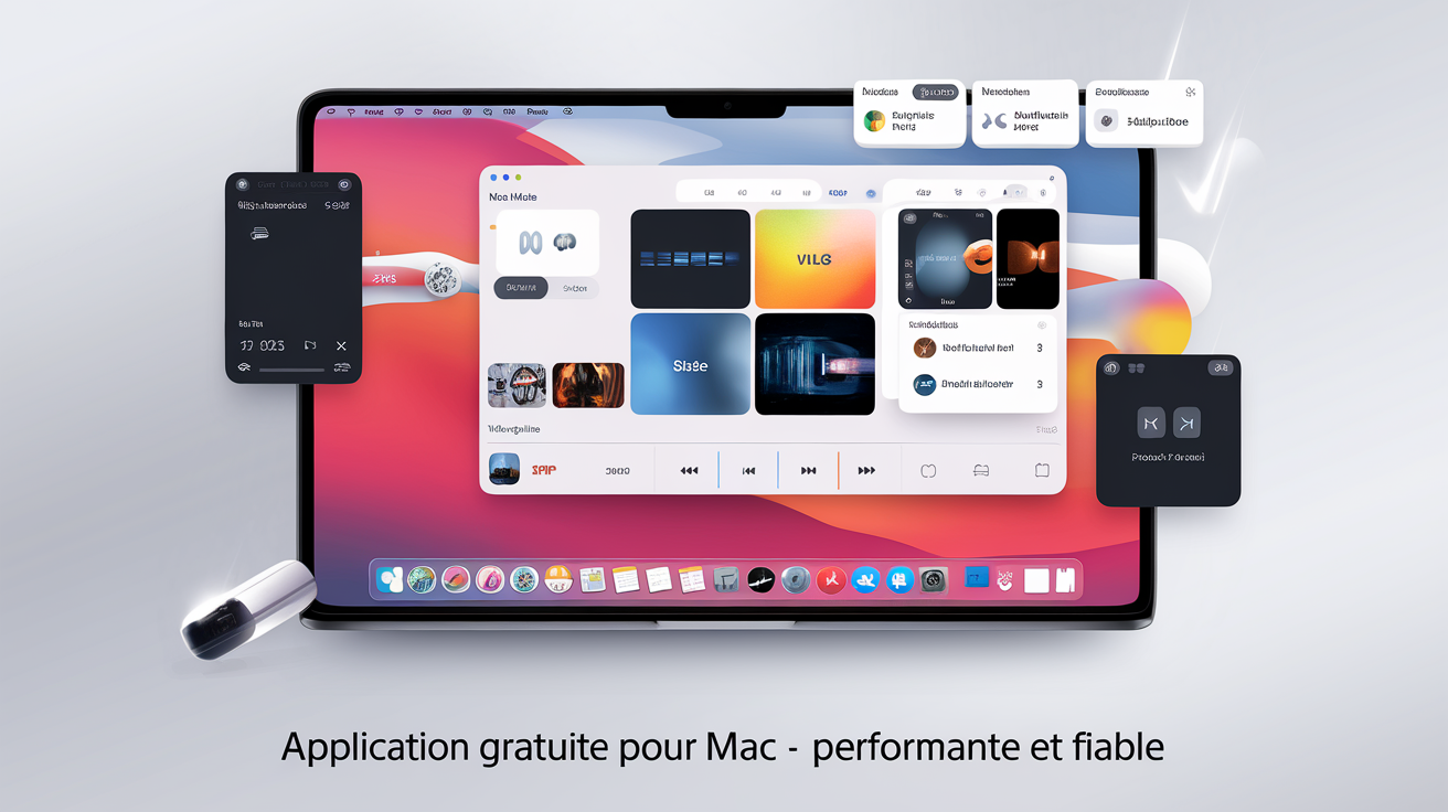 Exemple d'application gratuite pour Mac, comme LibreOffice ou VLC Media Player.