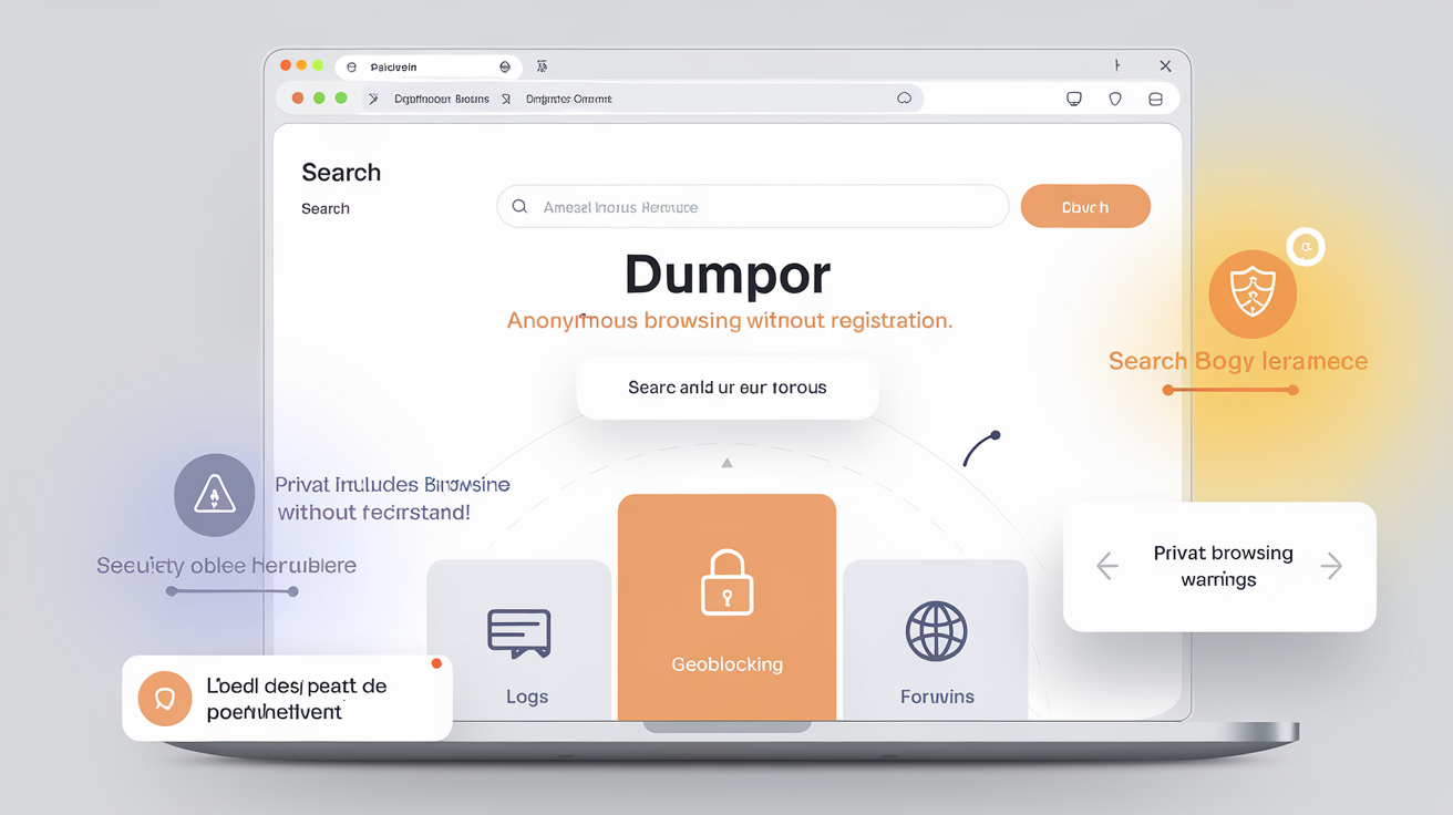 Illustration de l'accès anonyme avec Dumpor
