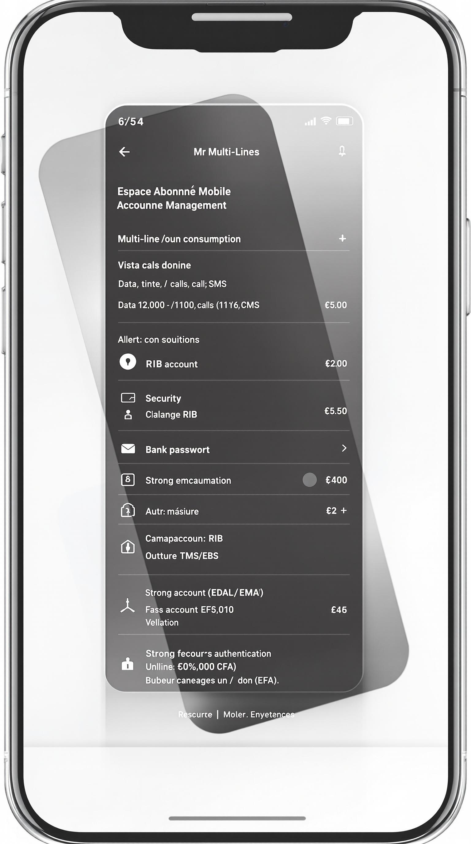 Espace Abonné Mobile Free multiligne gestion avancée