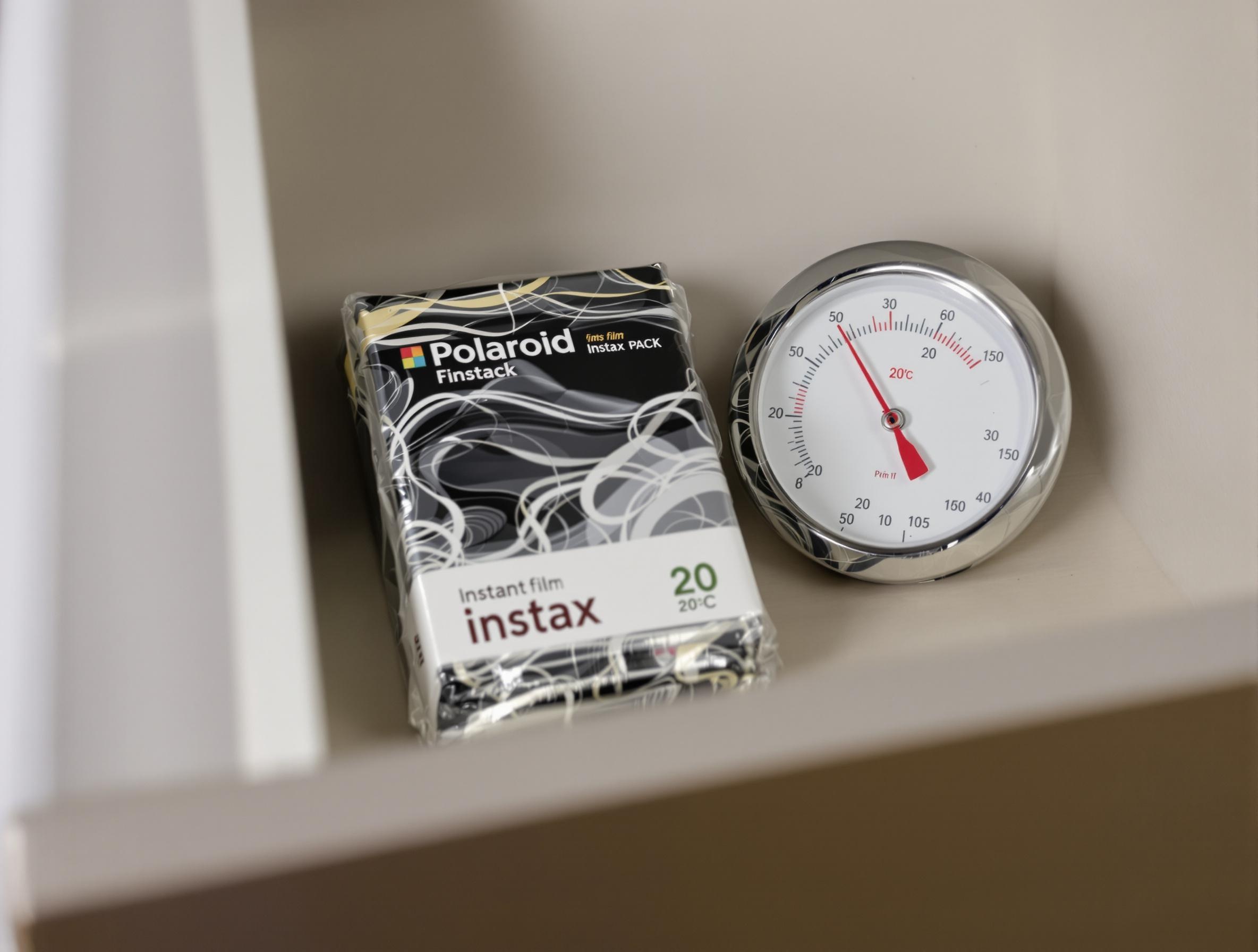 Stockage optimal du film instantané dans un tiroir à température ambiante