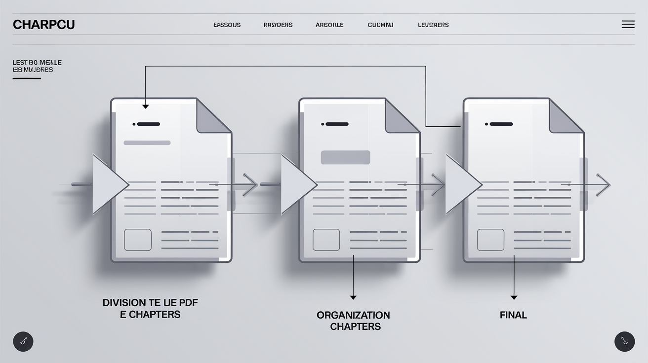 Diviser un PDF volumineux en chapitres avant fusion