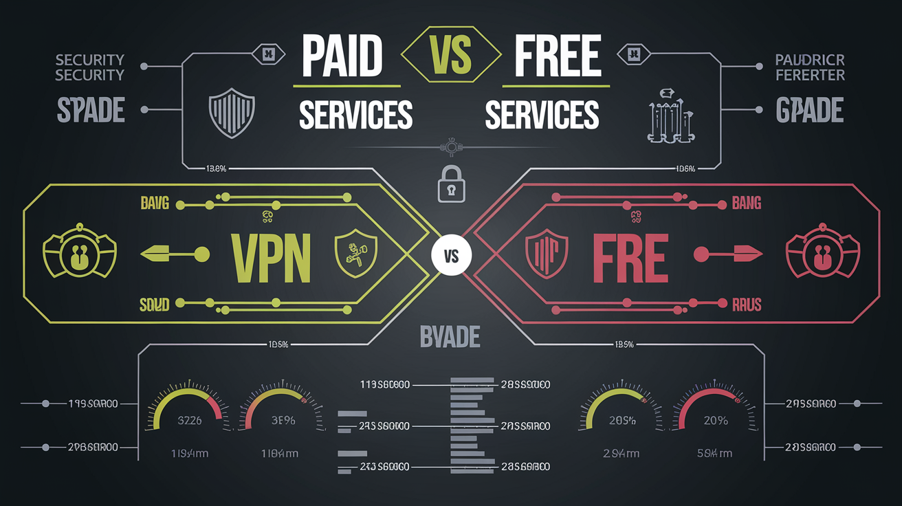 Comparatif technique VPN gratuit vs payant avec métriques de sécurité